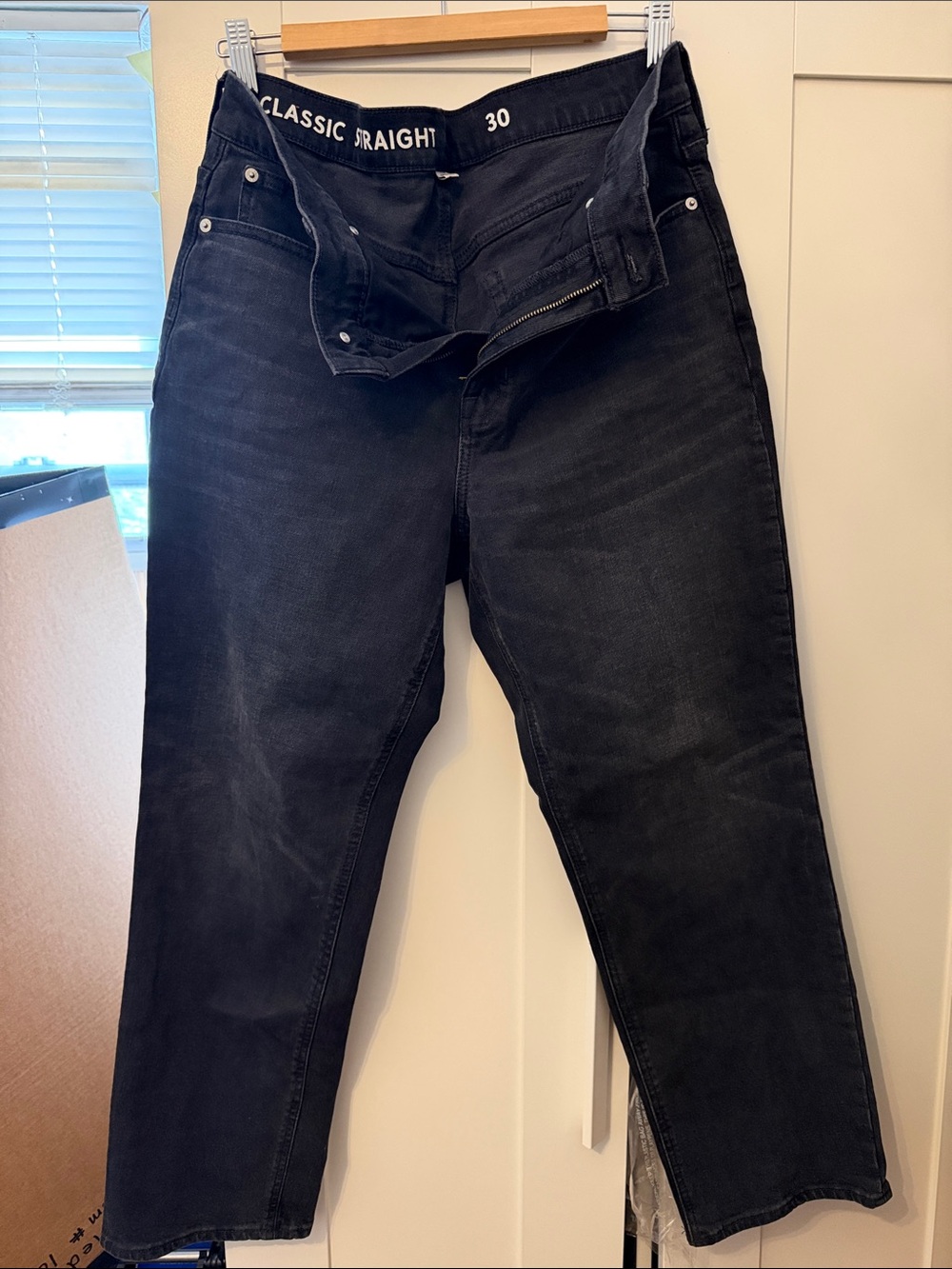 J crew Classic Straight Women’s Jeans — Black, Size 30
